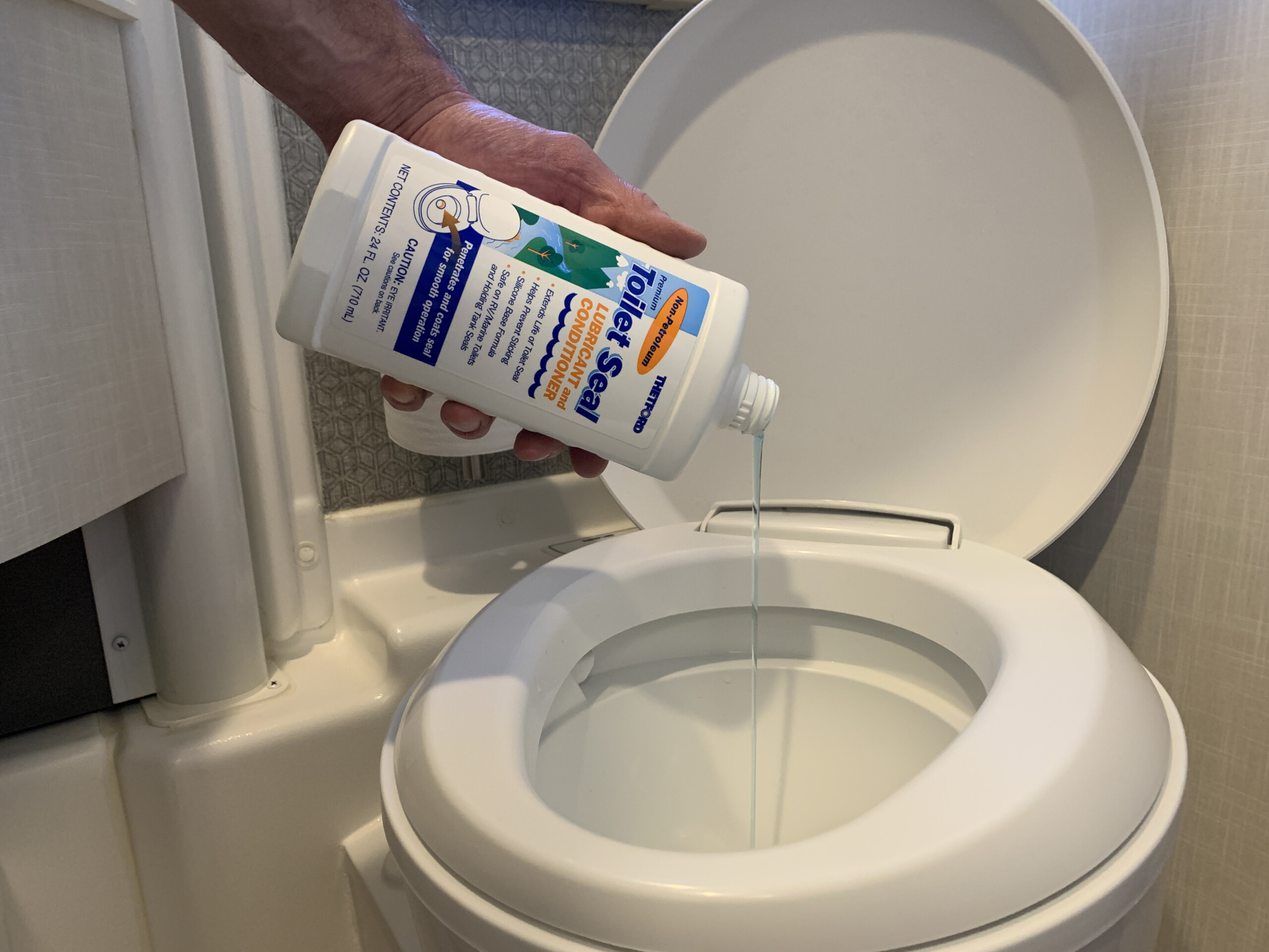 RV Toilet Not Holding Water? - Install a New Toilet Seal! 